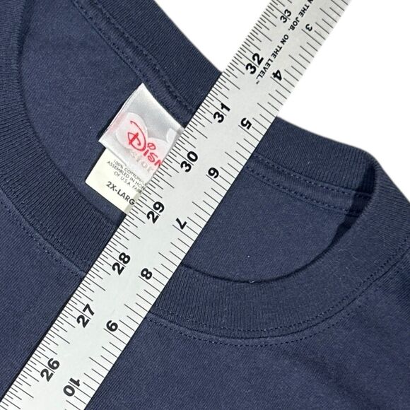 Vintage Disney Store T Shirt Mens Size 2XL All Stars Go Grumpy Blue Cotton - Picture 4 of 7